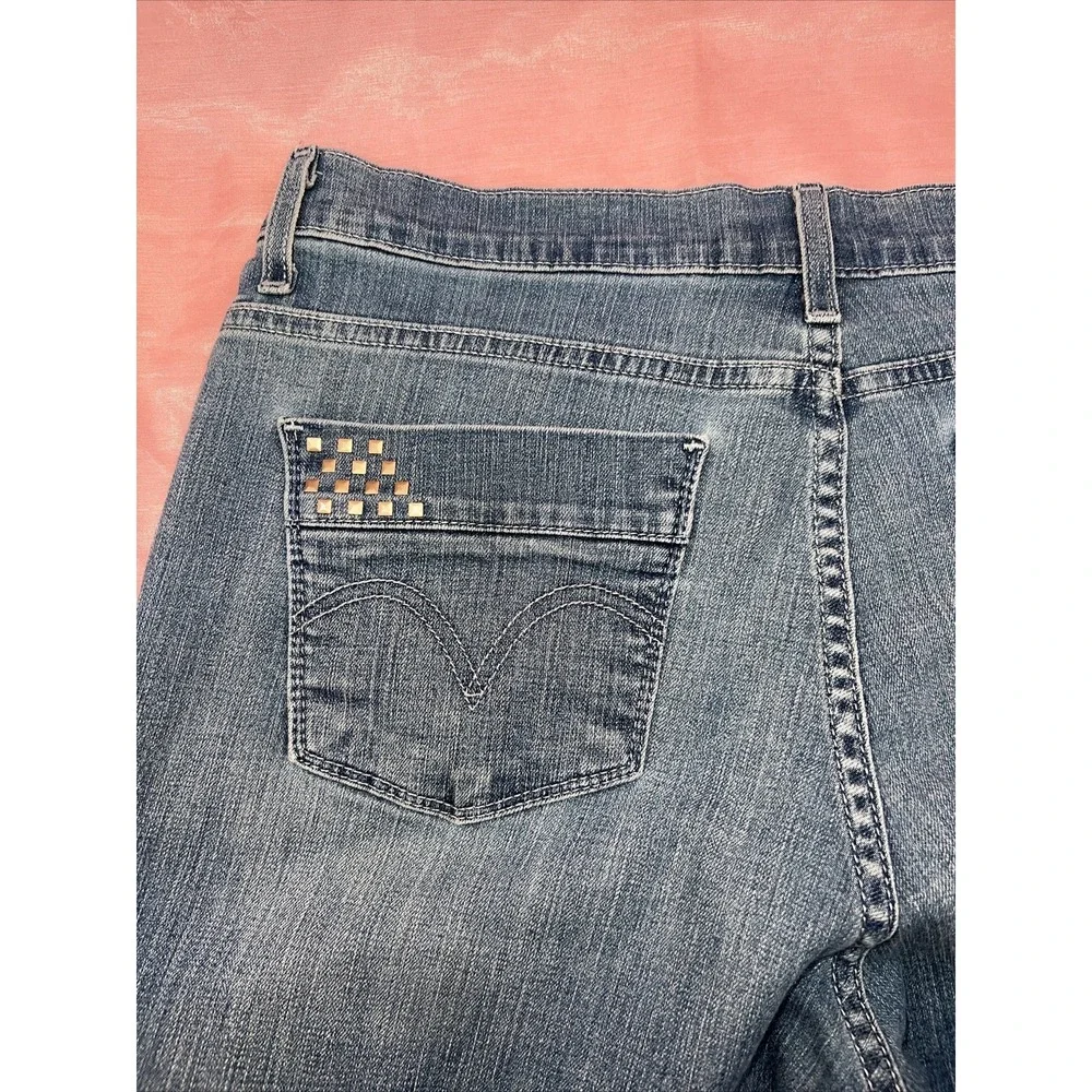 Levi's 512 Perfectly Slimming High‎ Rise Women's Straight Leg Jeans - SZ 14